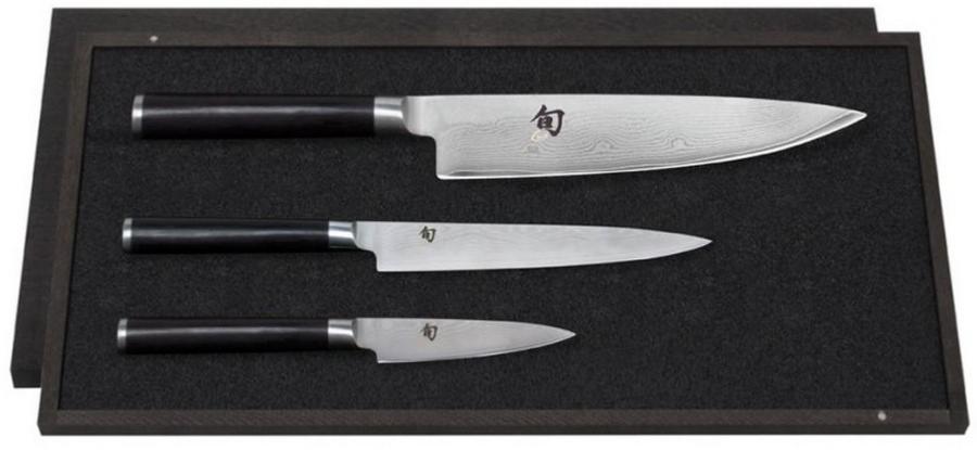 Coffret de 3 couteaux japonais Kai Shun Classic Damas (office-utilitaire-chef)