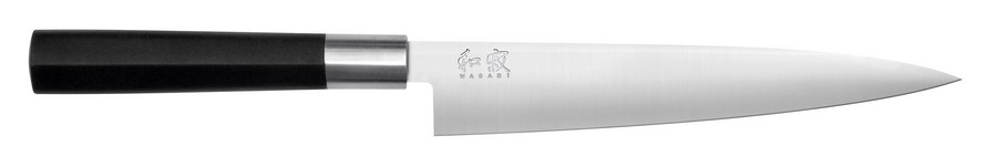Couteau japonais filet de sole / lame flexible Kai Wasabi Black